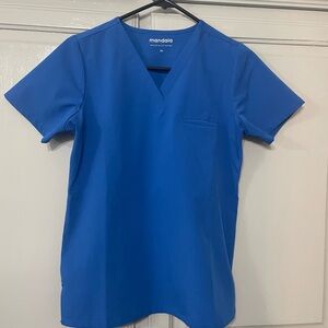 Blue mandala scrub set